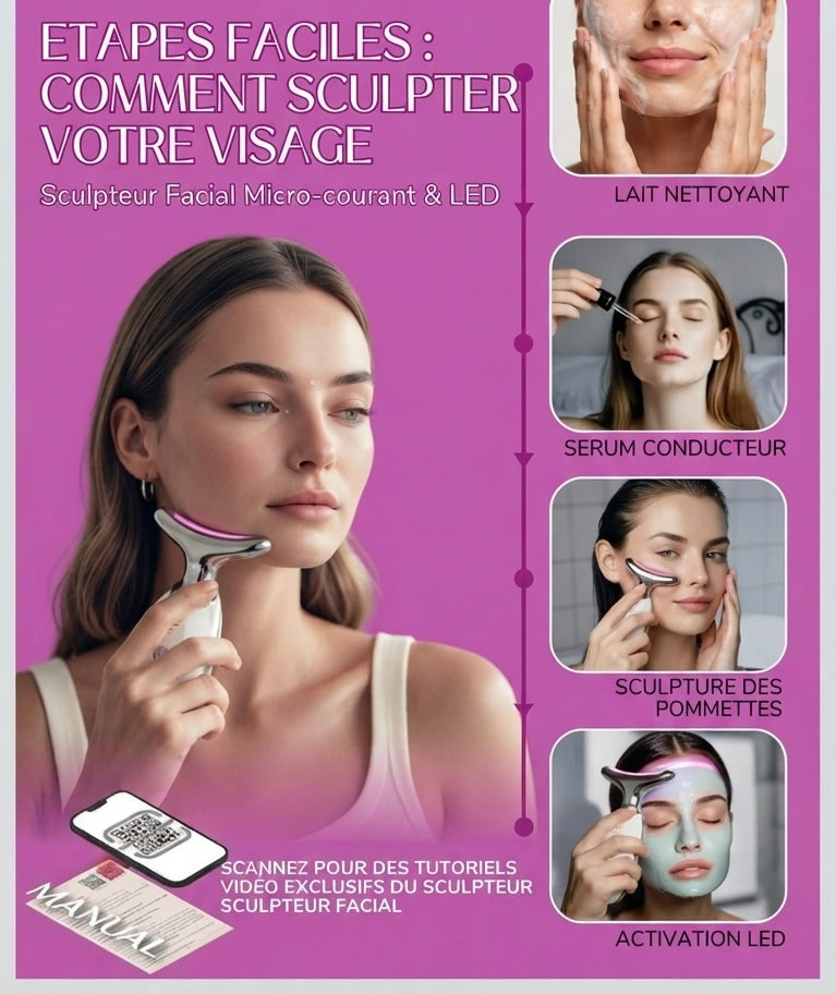 Masseur électrique du visage